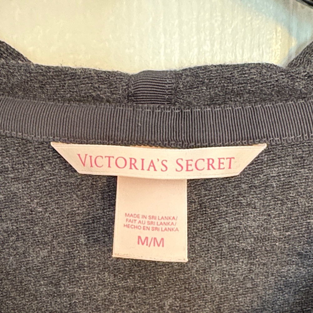 Victoria's Secret Charcoal Gray Hoodie - Picture 2 of 4
